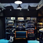 Control Room Back - Guitar Head Wall